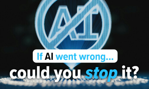 How would you stop AI in an emergency?